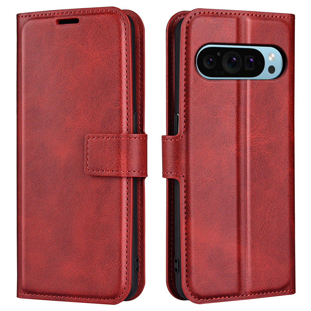 For Google Pixel 9 PU Leather Case Anti-scratch Calf Texture Phone Protective Cover For Google Pixel 9 PU Leather Case Anti-scratch Calf Texture Phone Protective Cover